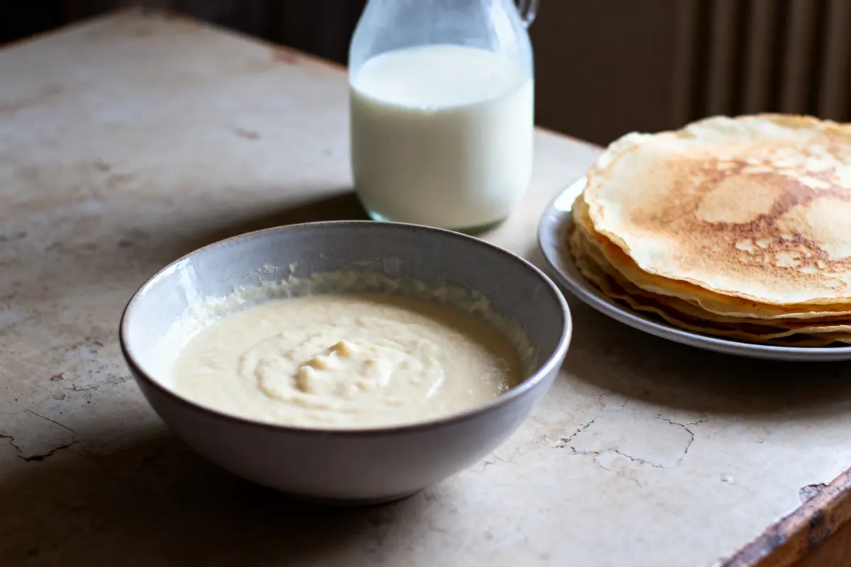 Combien de crêpes peut-on faire avec 1 litre de lait ?