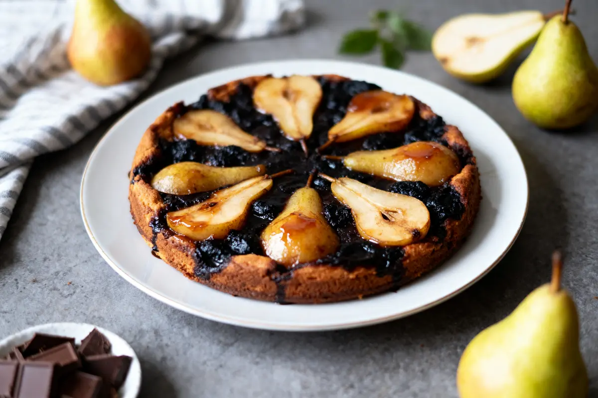 Recettes de gâteau poires chocolat : Faciles et gourmands
