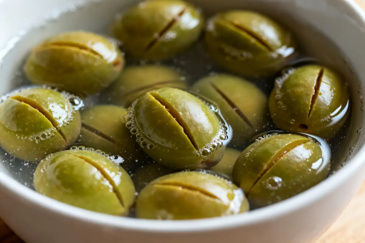 Préparation olives vertes bicarbonate de soude : Astuce anti-amertume