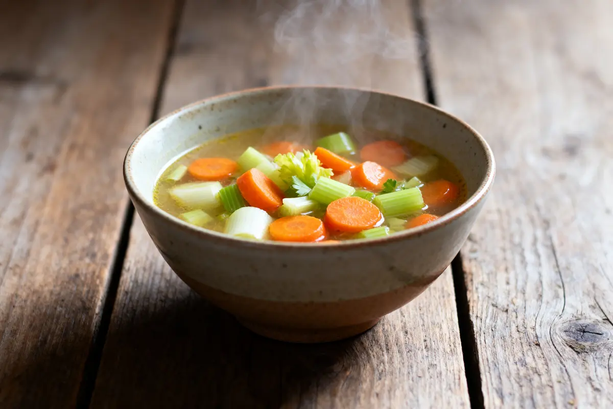 Savourez une soupe de légumes facile avec Monsieur Cuisine !