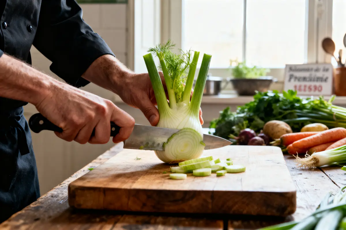Comment couper un fenouil facilement comme un chef !