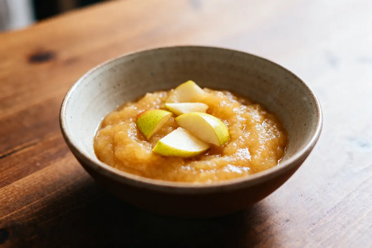 Compote de pomme et poire : Recette sans sucres ajoutés !