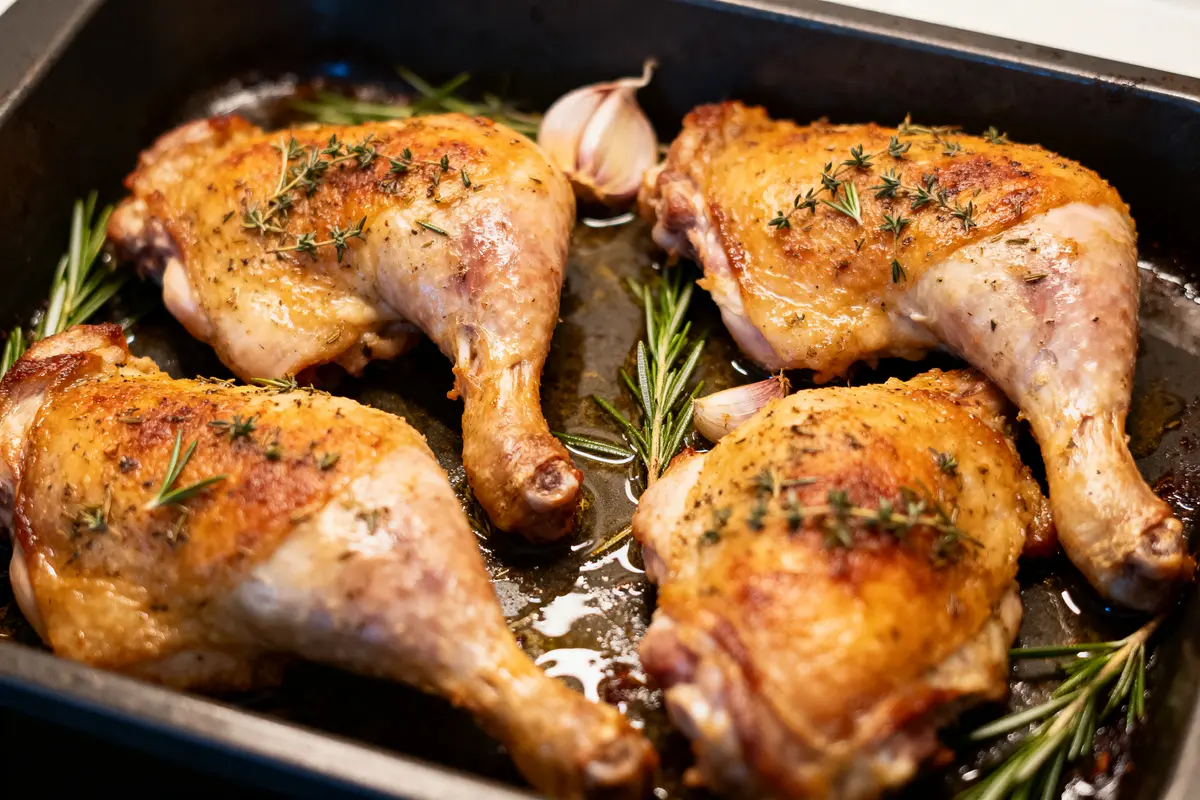 Cuisse de pintade au four : Recette facile et savoureuse !