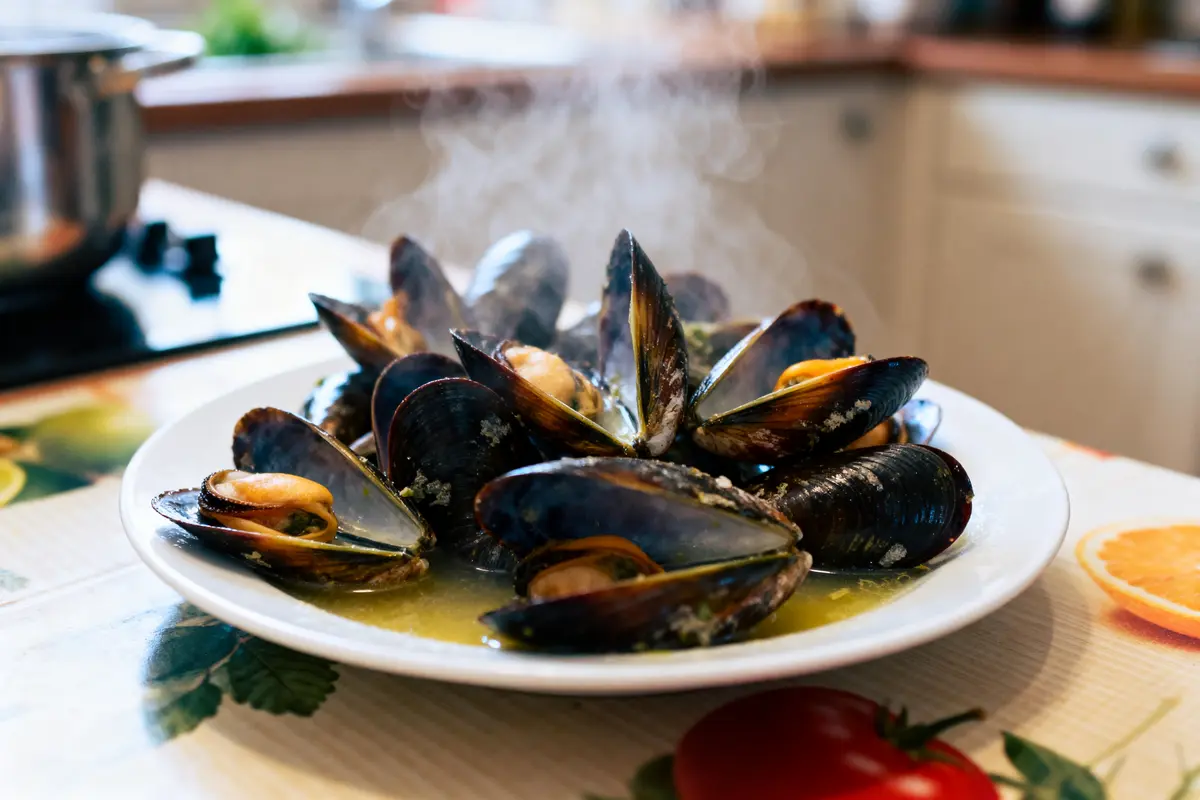 Moules au Cookeo : Recette facile des moules marinières !