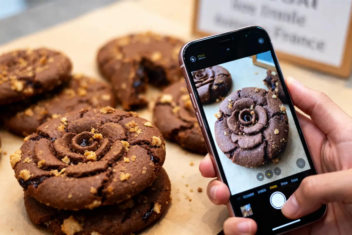 Véritable recette de la Rose des Sables : Chocolat au lait